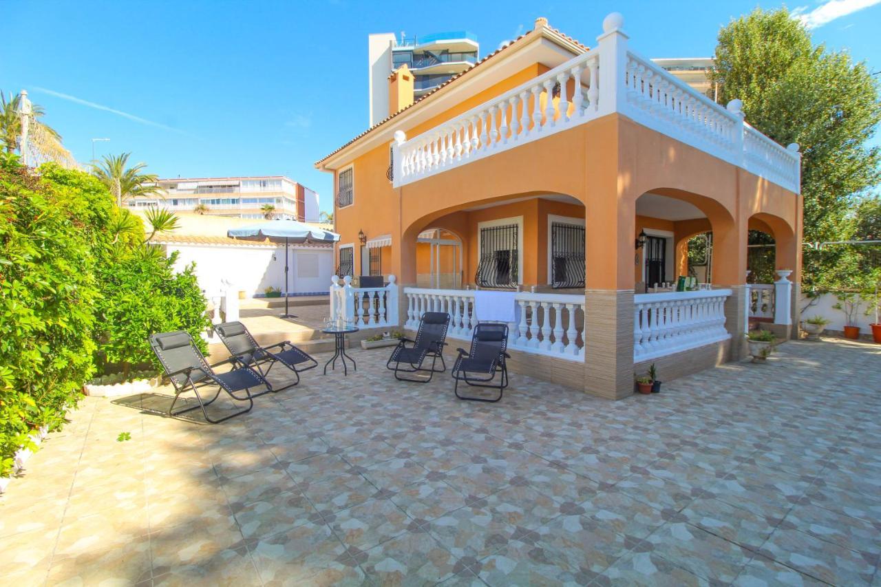 Great Villa, Sea Views, 20 Secs Walk To The Beach, Bbq, 9 People, 5 Mins Car From Alicante City Center, Sailing Club 3 Mins Walk Eksteriør bilde